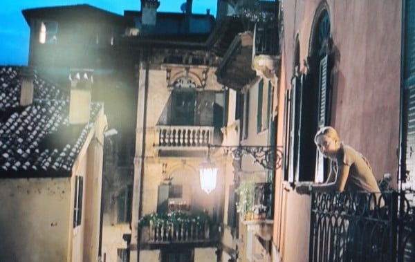Tuscan town movie scene