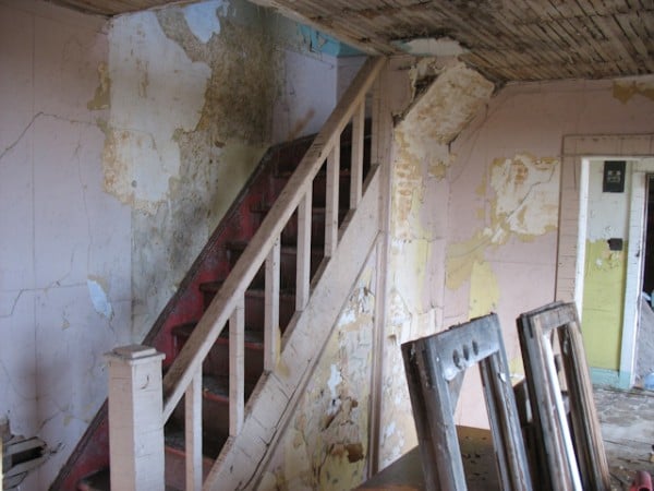 dollhouse stairway before