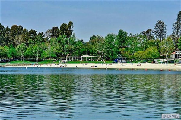 Man-made beach