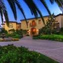 Mediterranean-Style Home Exterior – English Style Interior
