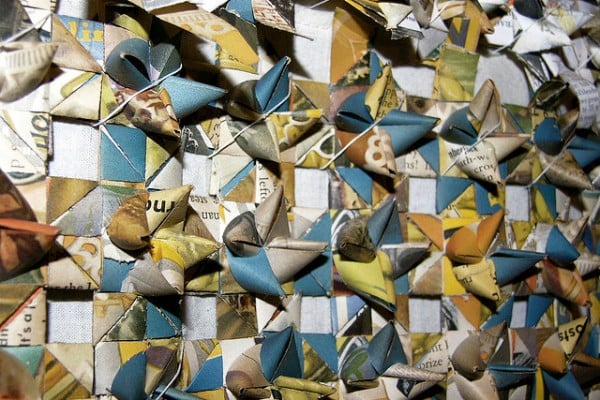 A House Made Out Of Newspaper - The Paper House 