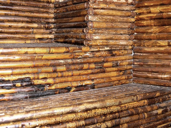 A House Made Out Of Newspaper  fireplace