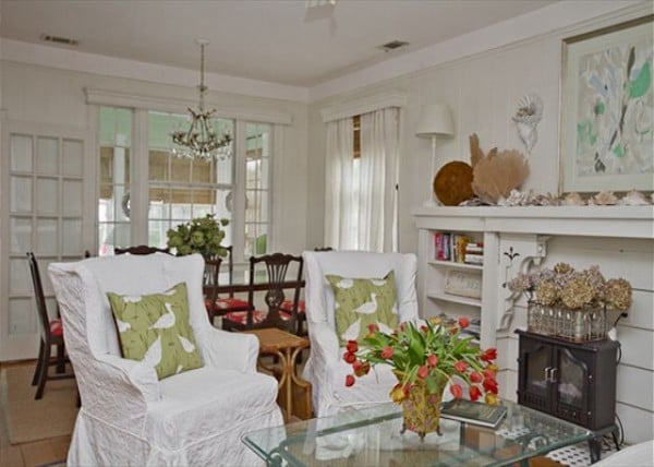 Living room and dining room Mermaid Manor