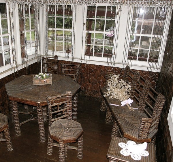 sun porch in The Paper House