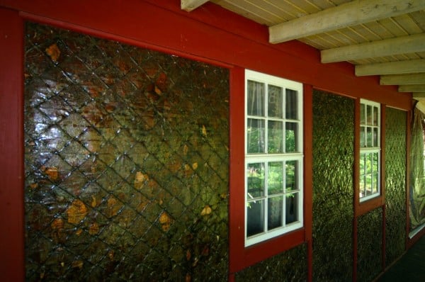 Paper House exterior walls made out of paper