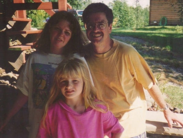Sue, Tim and Jackie at Michigan cabin