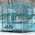 See-Through Glass House Designed by Carlo Santambrogio & Ennio Arosio